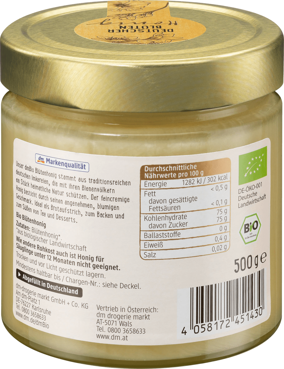 Blütenhonig aus Deutschland, 500 g