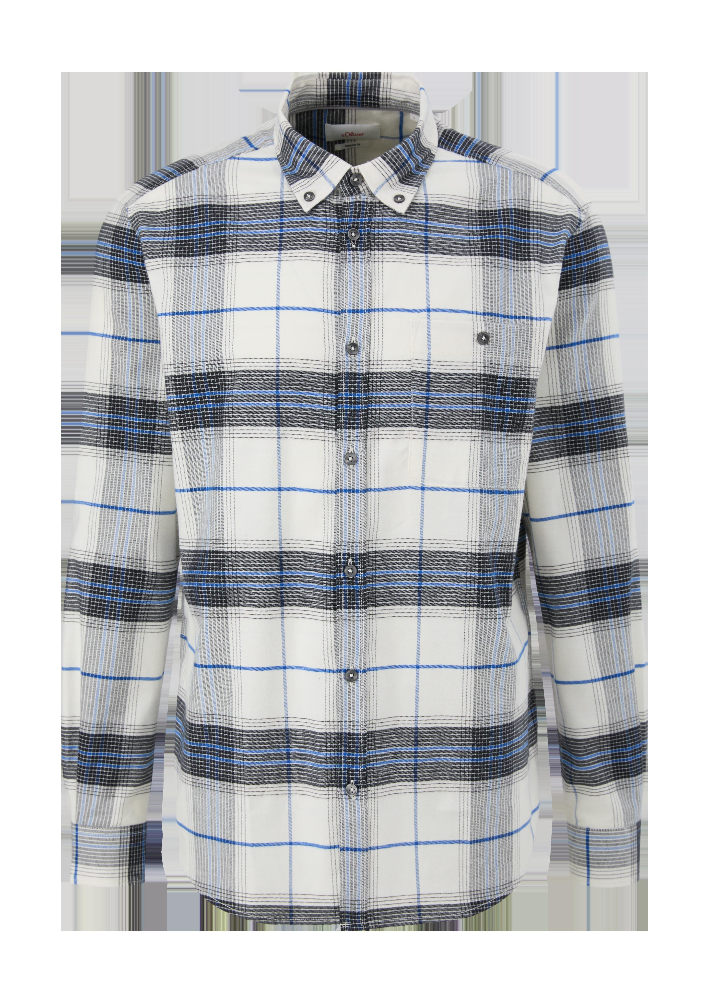 Regular: Twill-Hemd mit Karomuster  2125764-01N1