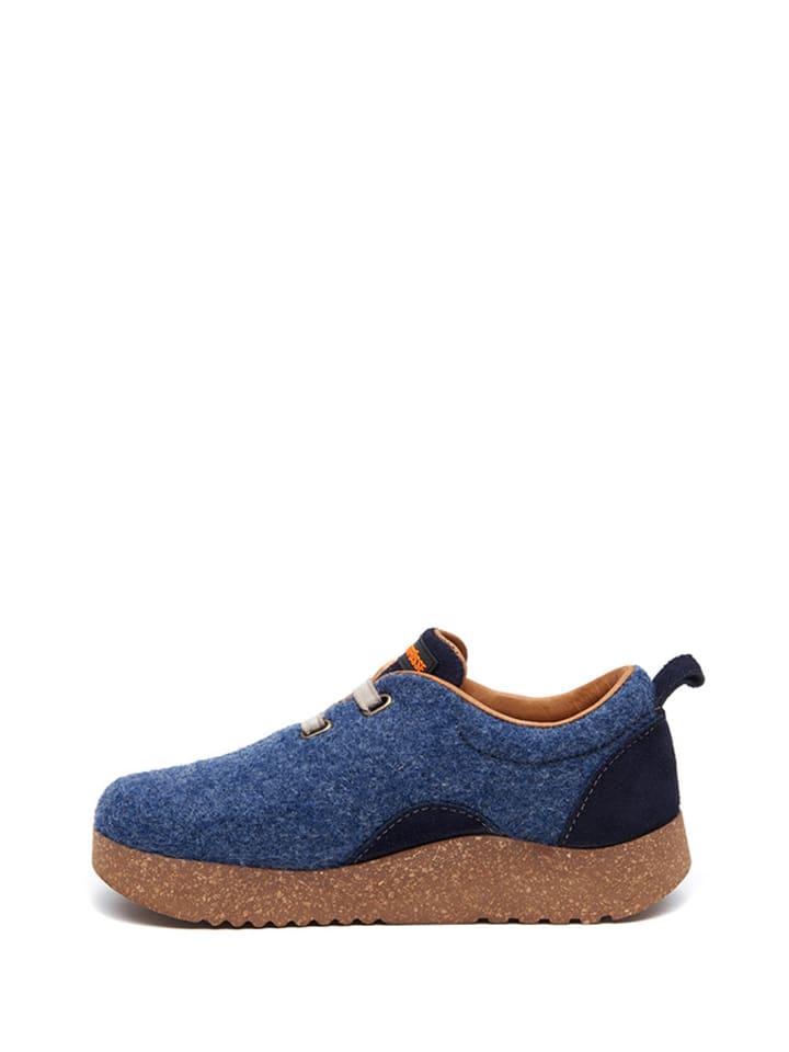 Comfortfusse Woll-Sneakers in Dunkelblau günstig kaufen