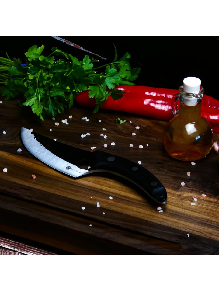Izumi Ichiago IZUMI ICHIAGO Outdoor Küchenmesser , Griff aus schwarzen Pakkaholz günstig kaufen onesize