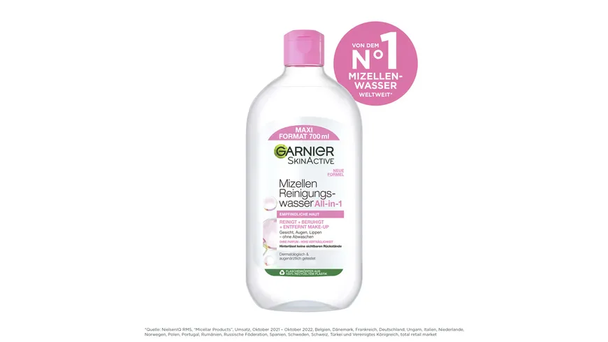 Garnier Skin Active Mizellenwasser All-in-1 Sensitive Maxi 700 ml