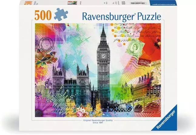 Puzzle 500 Teile - Grüße aus London
