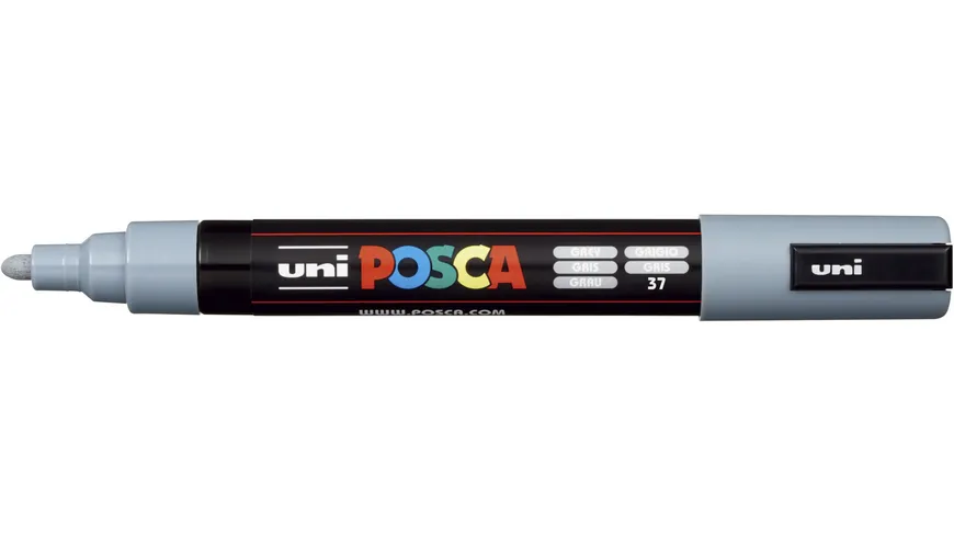 FABER-CASTELL  Marker UNI POSCA PC-5M grau grau