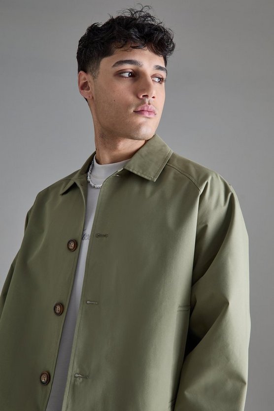 Kastiger Oversize Trenchcoat