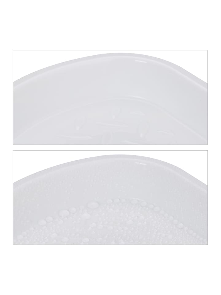 relaxdays 3 x Schuhabtropfschale in Weiß - (B)48 x (H)3 x (T)34 cm günstig kaufen onesize
