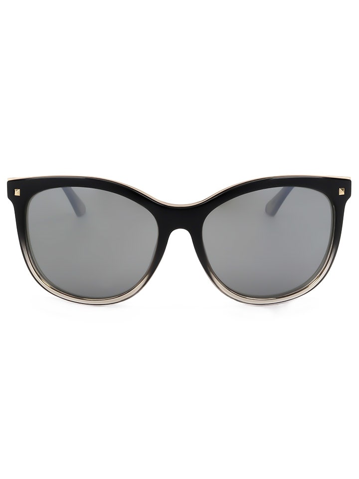 Guess Damen-Sonnenbrille in Schwarz-Gold/ Grau günstig kaufen 60
