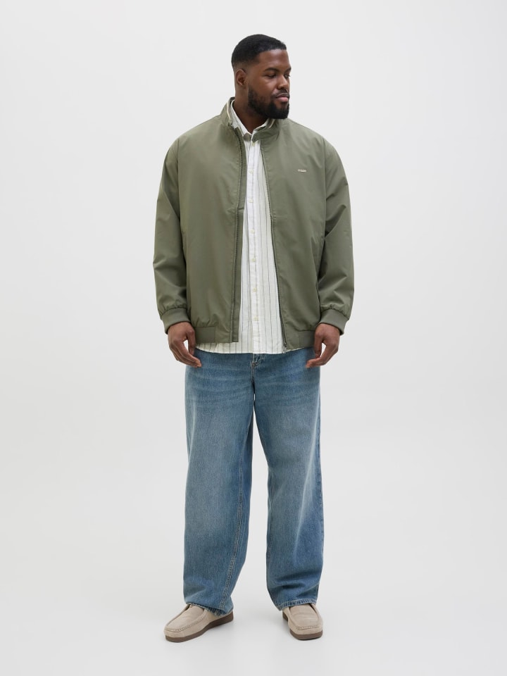 JACK & JONES PLUS Hemd in Cloud Dancer günstig kaufen