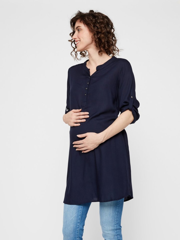 mama licious Umstandstunika Shirt in Navy günstig kaufen
