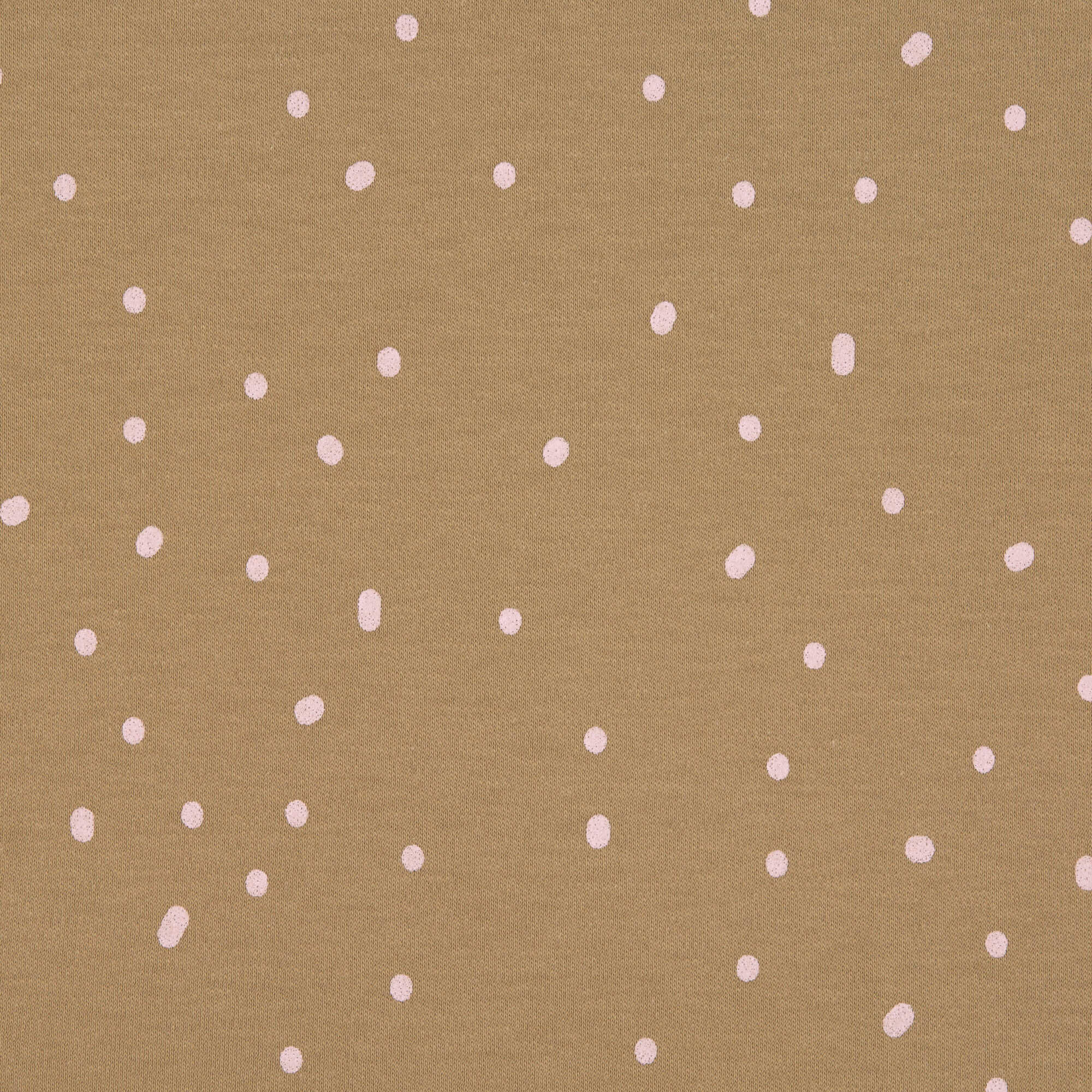 Baby Langarmshirt - Bio Baumwolle, Dots, Curry