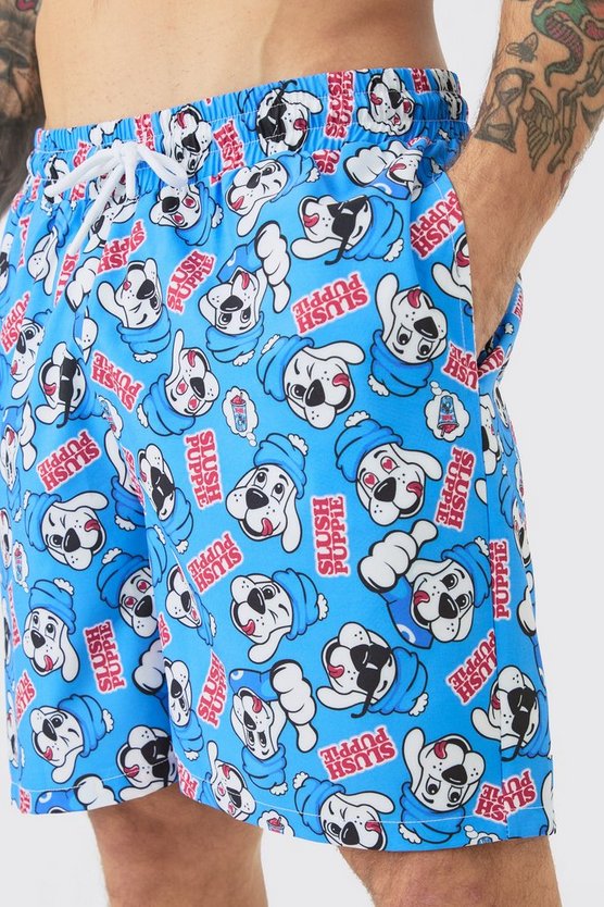 Mittellange Badehose