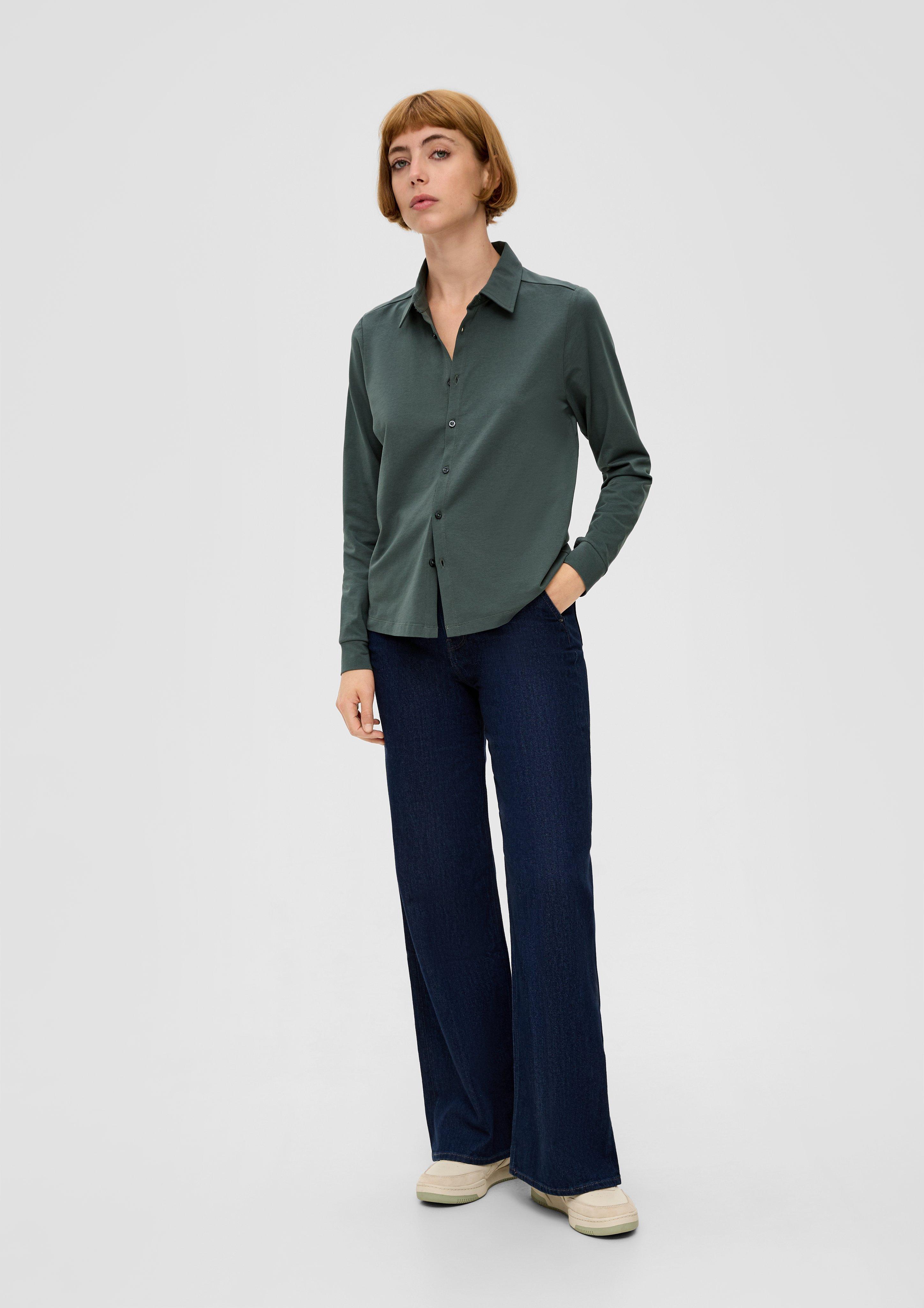Bluse aus Baumwollstretch  2137225-7909