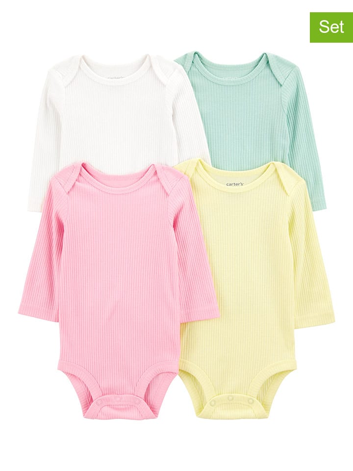 carter's 4er-Set: Bodys in Bunt günstig kaufen