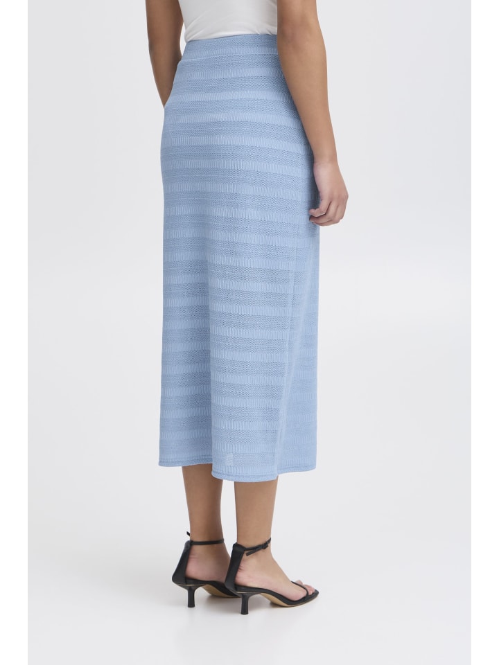 ICHI Midirock in Blau günstig kaufen