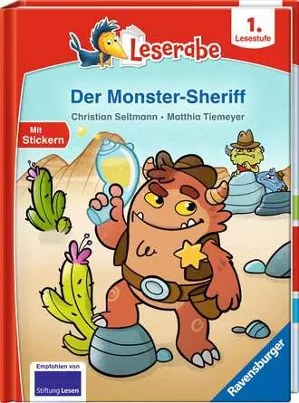 Leserabe - 1. Lesestufe: Der Monster-Sheriff