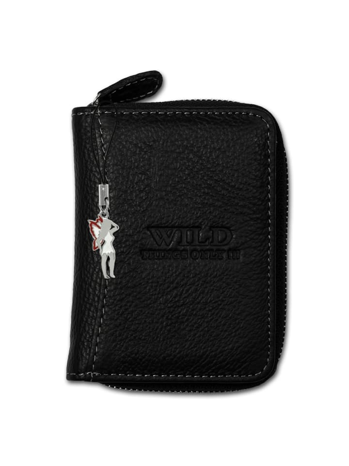 Wild Things Only Minibörse, Portemonnaie Leder ca. 8cm breit ca. 11cm hoch günstig kaufen onesize