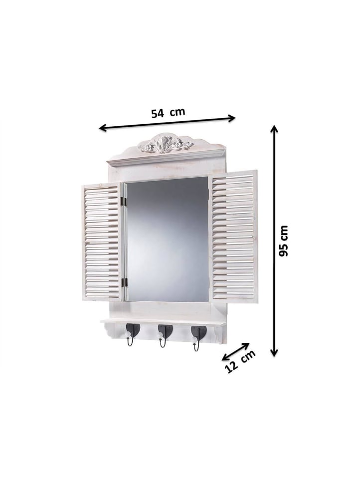 kobolo Wandspiegel MIRRORFRAME90 in Weiß günstig kaufen onesize