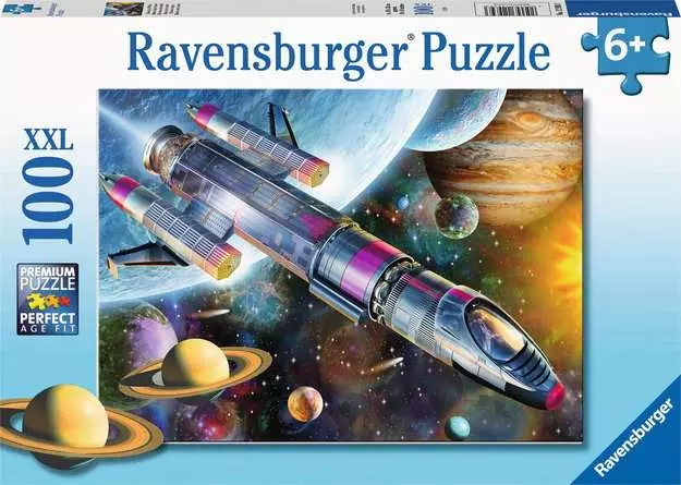 Kinderpuzzle ab 6 Jahren - Mission im Weltall - 100 Teile