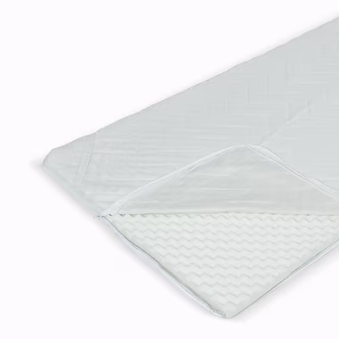 Topper Topper Hannes Top Cool, RIBECO, 4 cm hoch, Viscoschaum, (Wendetopper mit kühlendem Effekt, 4 cm hoch), Matratzenauflage Matratzenschoner Allergikergeeignet
