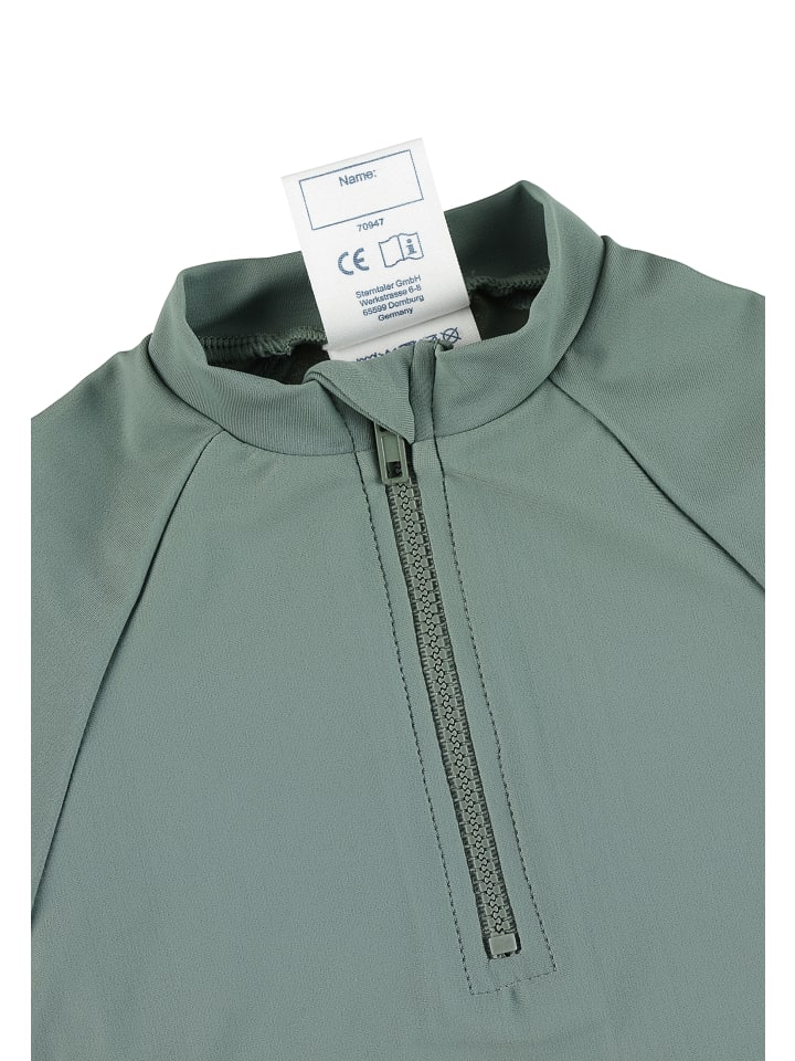 Sterntaler Badeshirt langarm uni in dunkelgrün günstig kaufen 80