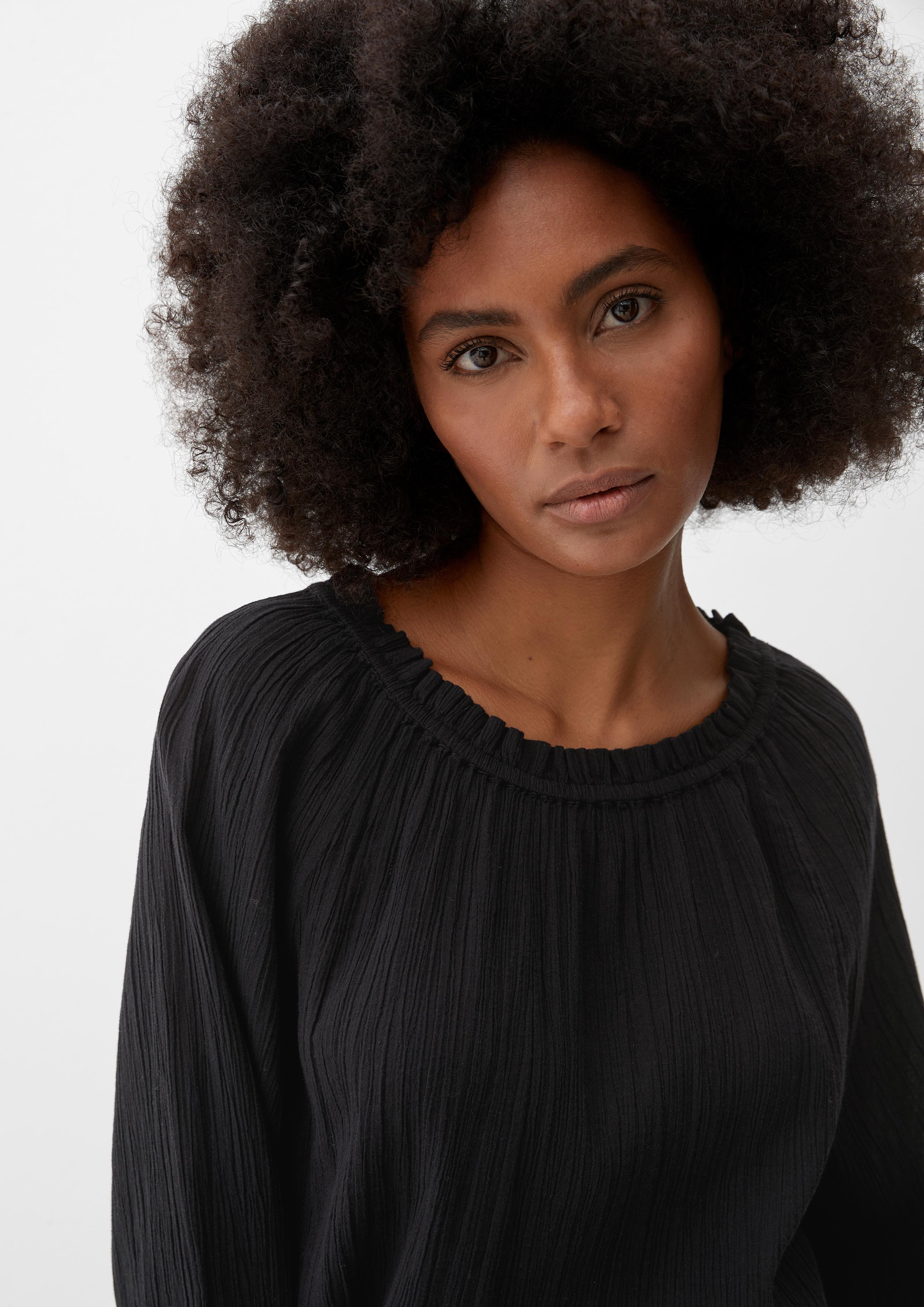 Bluse in Crêpe-Optik  2131933-9999