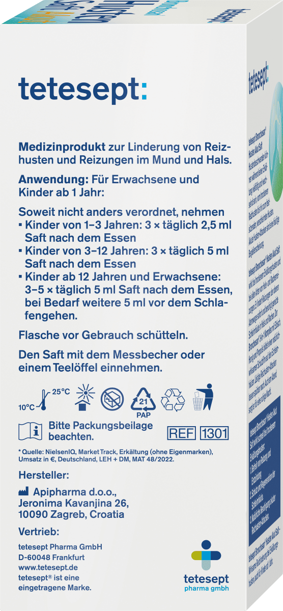 Bronchosan Husten Saft Akut, 117 g