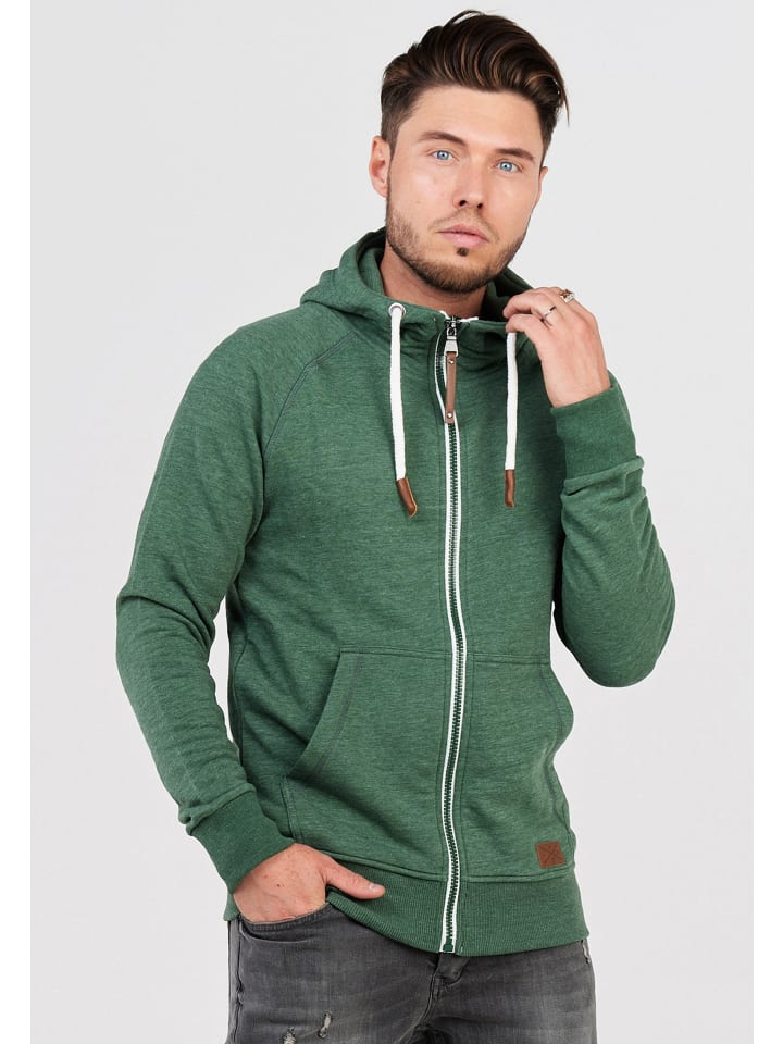 SOULSTAR Sweatjacke - MSWMODESTO Hoodie Weicher Kapuzenpullover Sweatshirt in Grün günstig kaufen