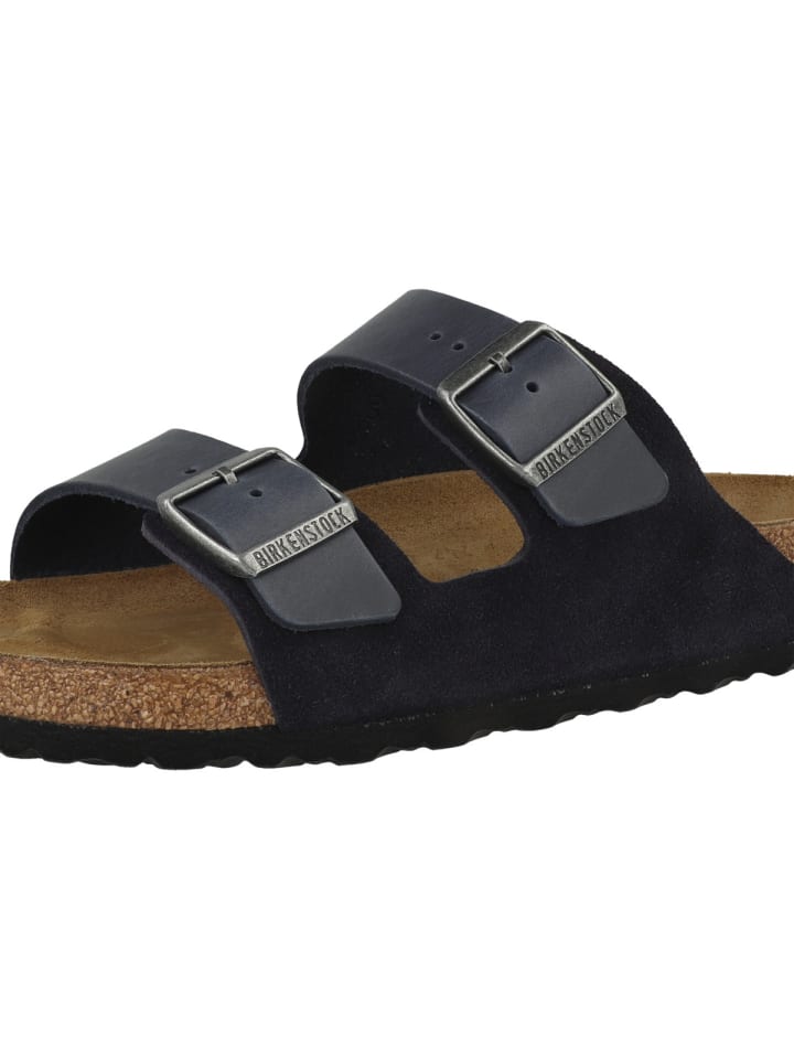 Birkenstock Sandale Arizona Leder Mix normal in dunkelblau günstig kaufen 48