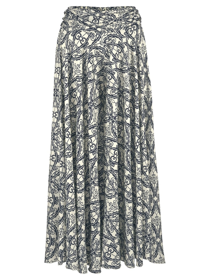 LASCANA Hosenrock in marine-creme günstig kaufen