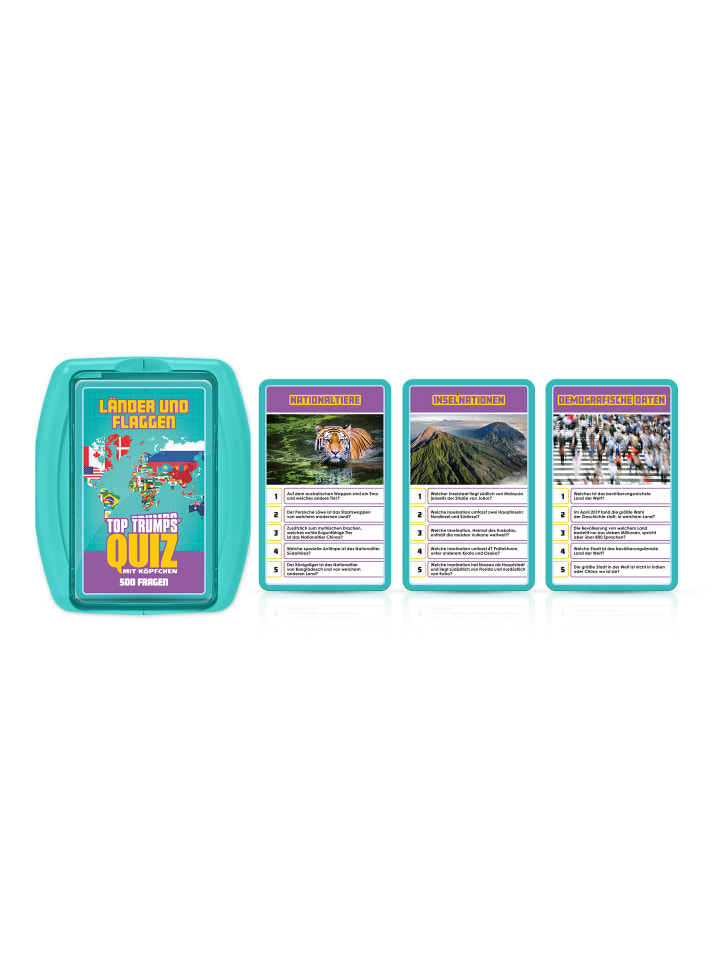 Winning Moves Top Trumps Quiz - Länder und Flaggen in bunt günstig kaufen onesize