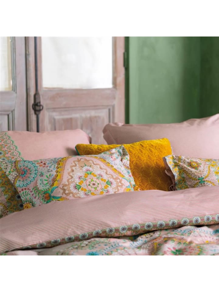 PiP Studio Dekokissen Majorelle Carpet Pink in Pink günstig kaufen 45 x 45 cm