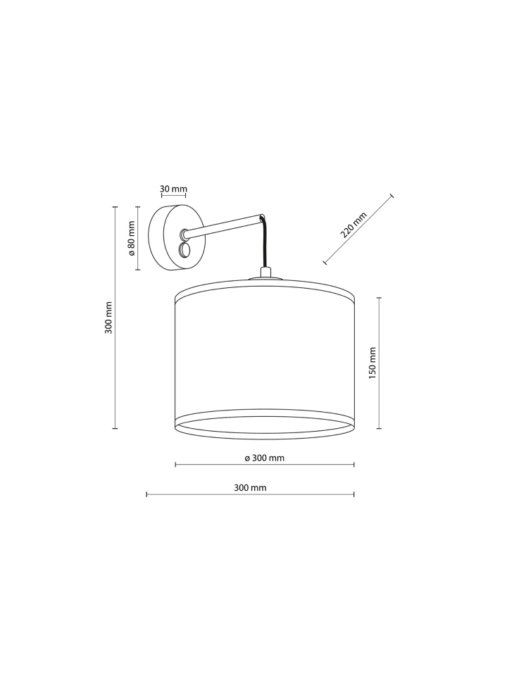 Licht-Erlebnisse Wandlampe in Schwarz Braun günstig kaufen onesize