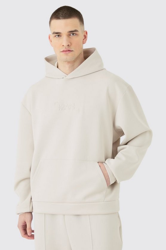 Tall kastiger Oversize Scuba Hoodie