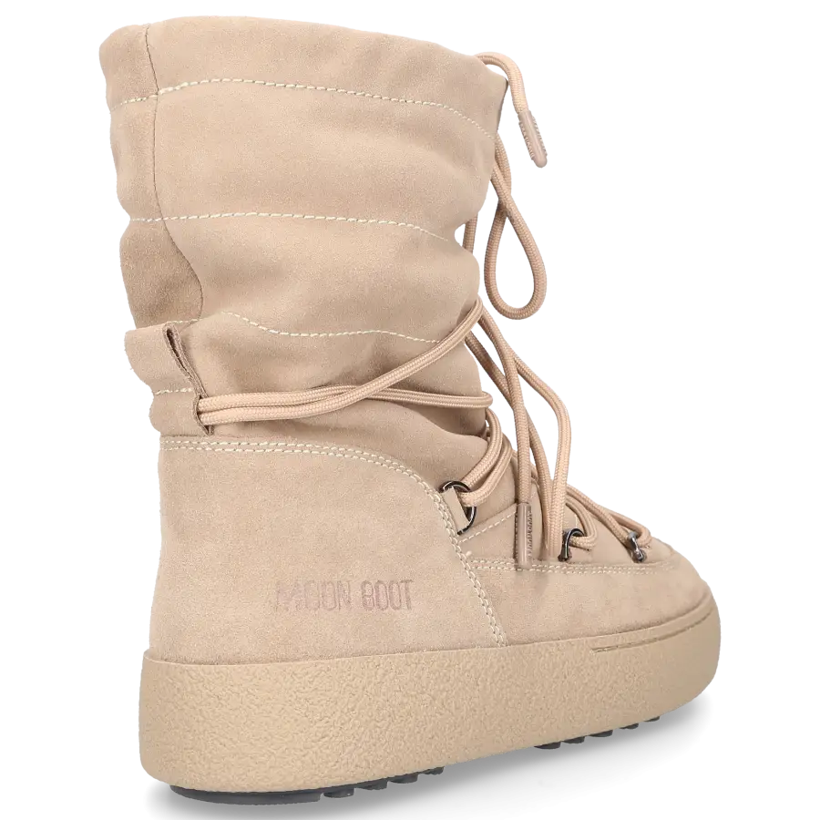 MOON BOOT - Snowboots LTRACK Nubukleder - beige