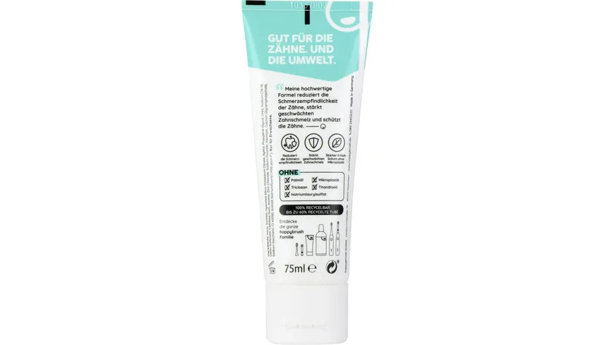 happybrush Zahnpasta Sensitive Care 75 ml