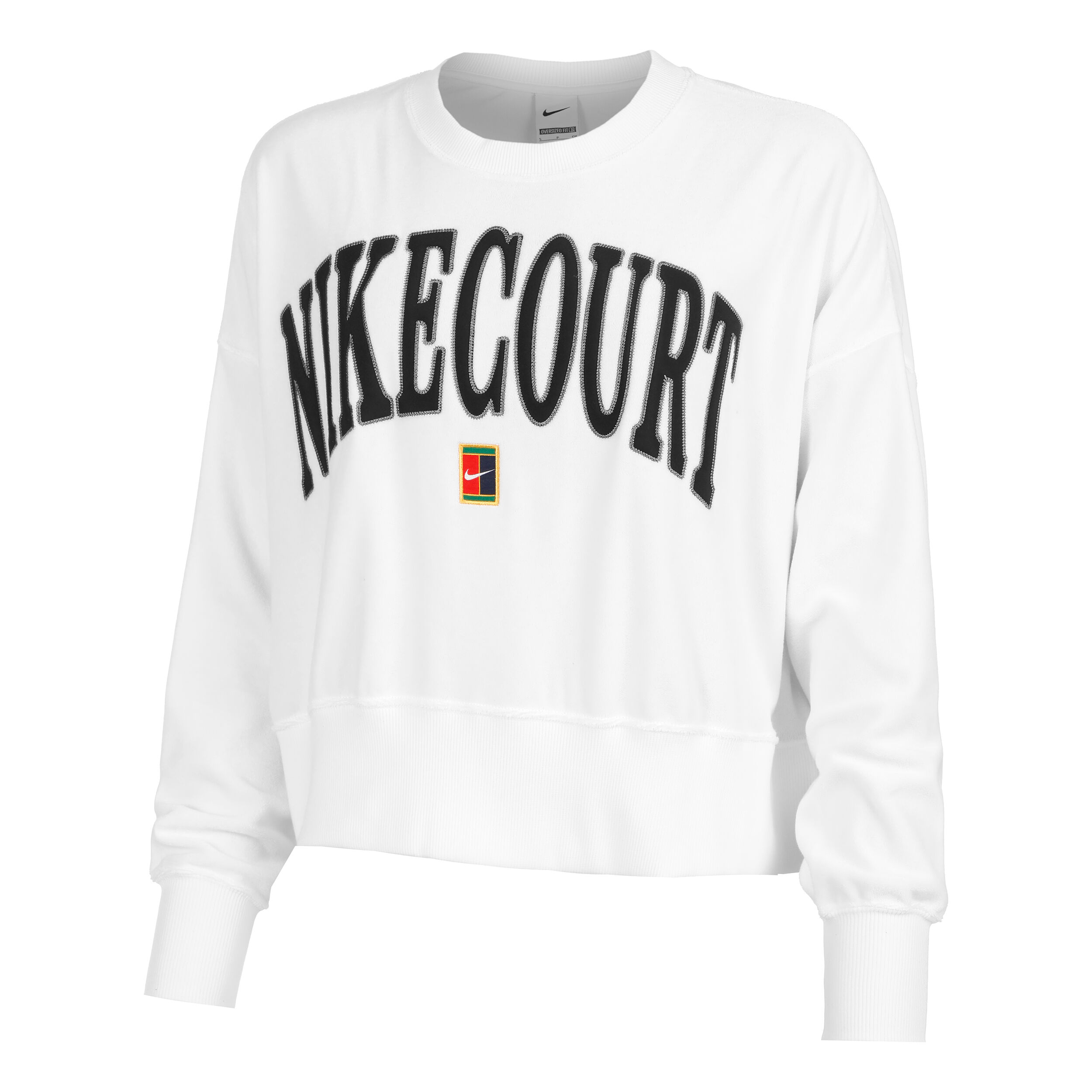 Court Heritage Fleece OOS GFX Sweatshirt Damen - Weiß