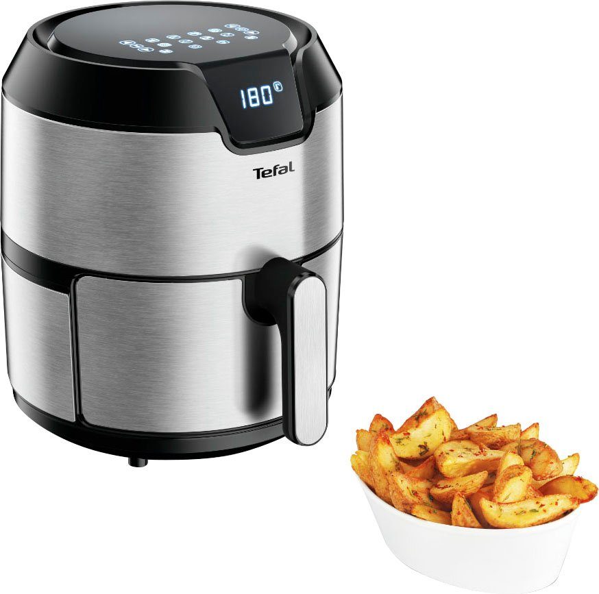 Tefal Heißluftfritteuse EY401D.HERO Easy Fry Deluxe, 1500 W, mit Zubehör, Fassungsvermögen 1,4 kg, 8 automatische Programme