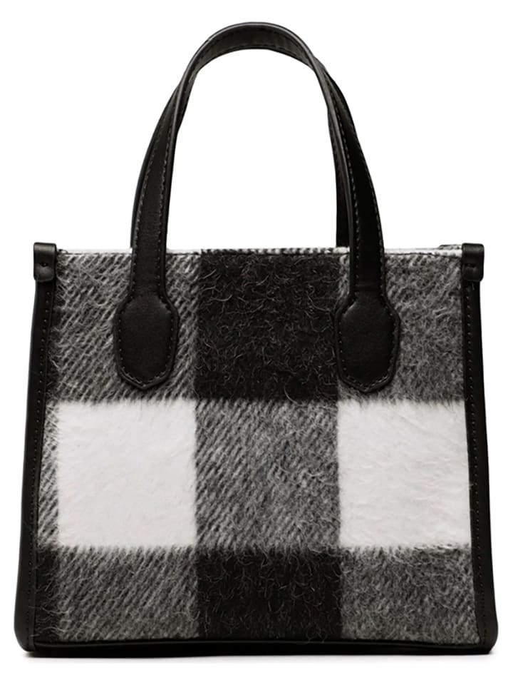 Guess Henkeltasche in Schwarz/ Weiß - (B)20 x (H)17 x (T)8 cm günstig kaufen onesize