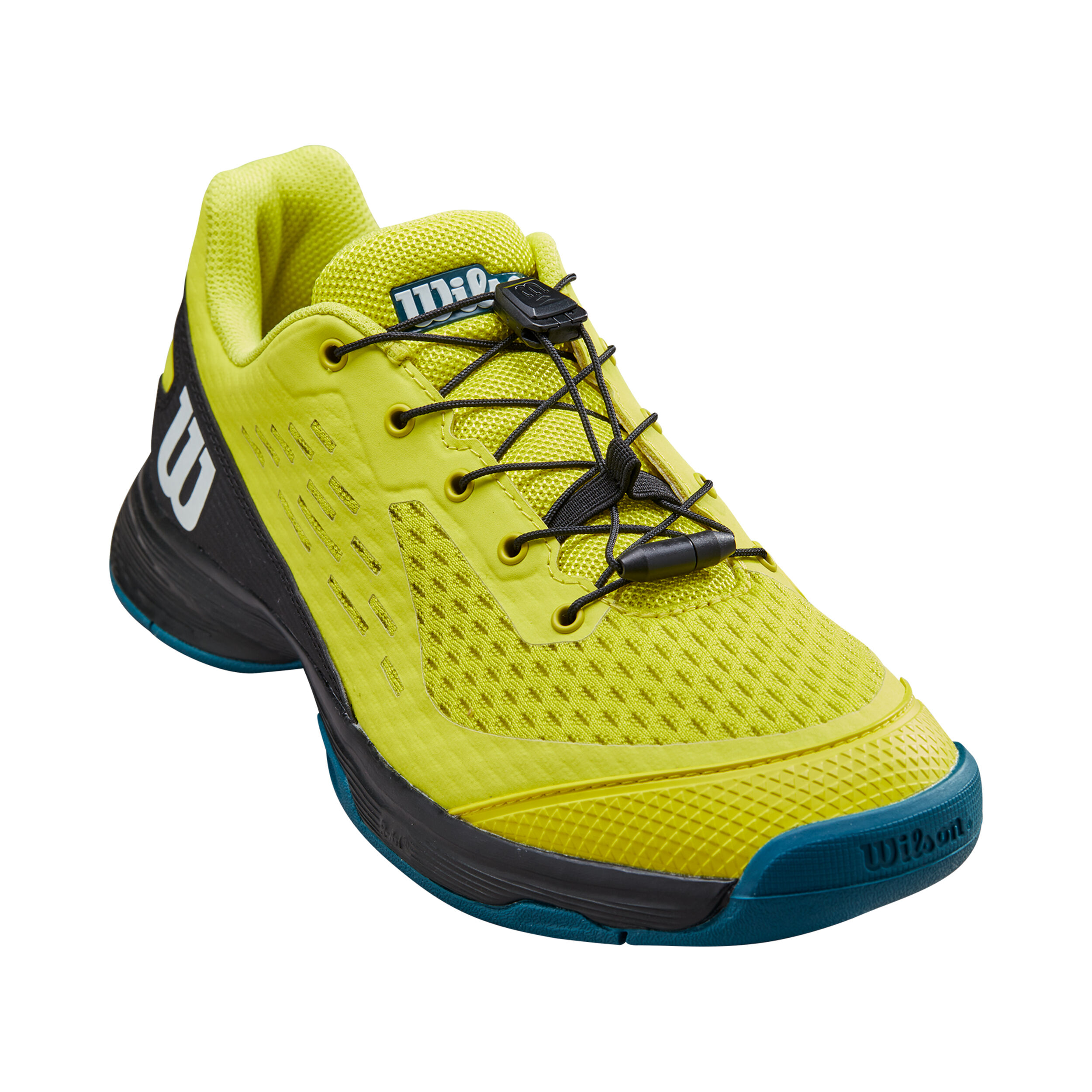 Rush Pro 4.0 Allcourtschuh Kinder - Gelb, Schwarz