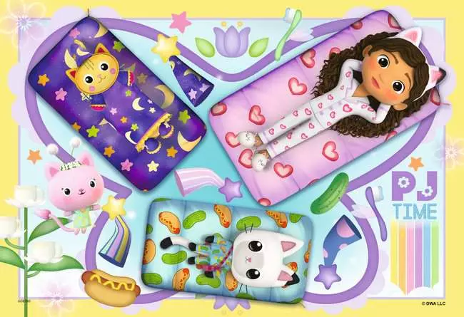 Kinderpuzzle ab 3 Jahren - Pyjamaparty - 12 Teile