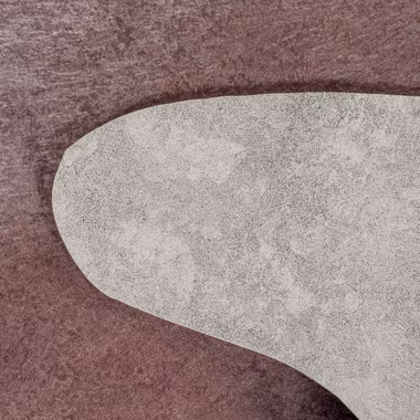 Fellteppich Rindsleder Imitat, Carpetsale24, Rund, Höhe: 7 mm, Fellteppich Kuhfell Rindsleder Imitat Digitaldruck Waschbar Rutschfest