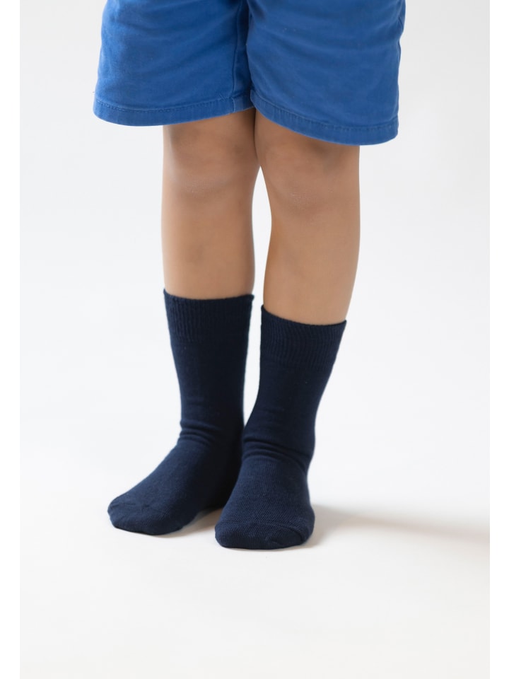S. Oliver Socken Kinder Strümpfe mit weichem Bund Baumwolle Pflegeleicht langlebig für Jungen und Mädchen 9er Pack essentials in blau günstig kaufen