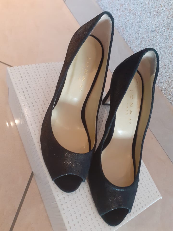 JONAK Leder-Pumps in Schwarz günstig kaufen 38
