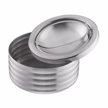 relaxdays Aschenbecher 2 x Windaschenbecher mit Deckel