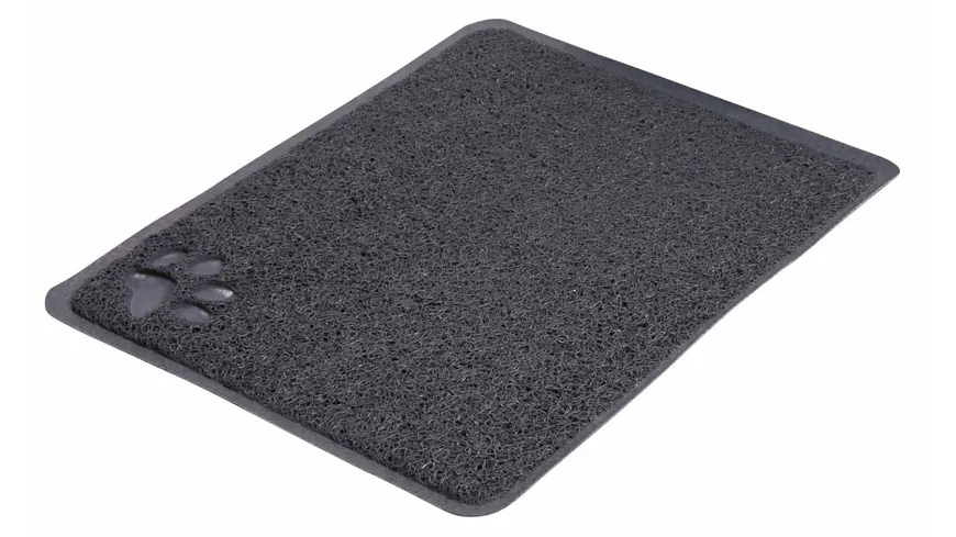 Trixie Vorleger für Katzentoiletten PVC anthrazit 37 × 45 cm Katzen Zubehör