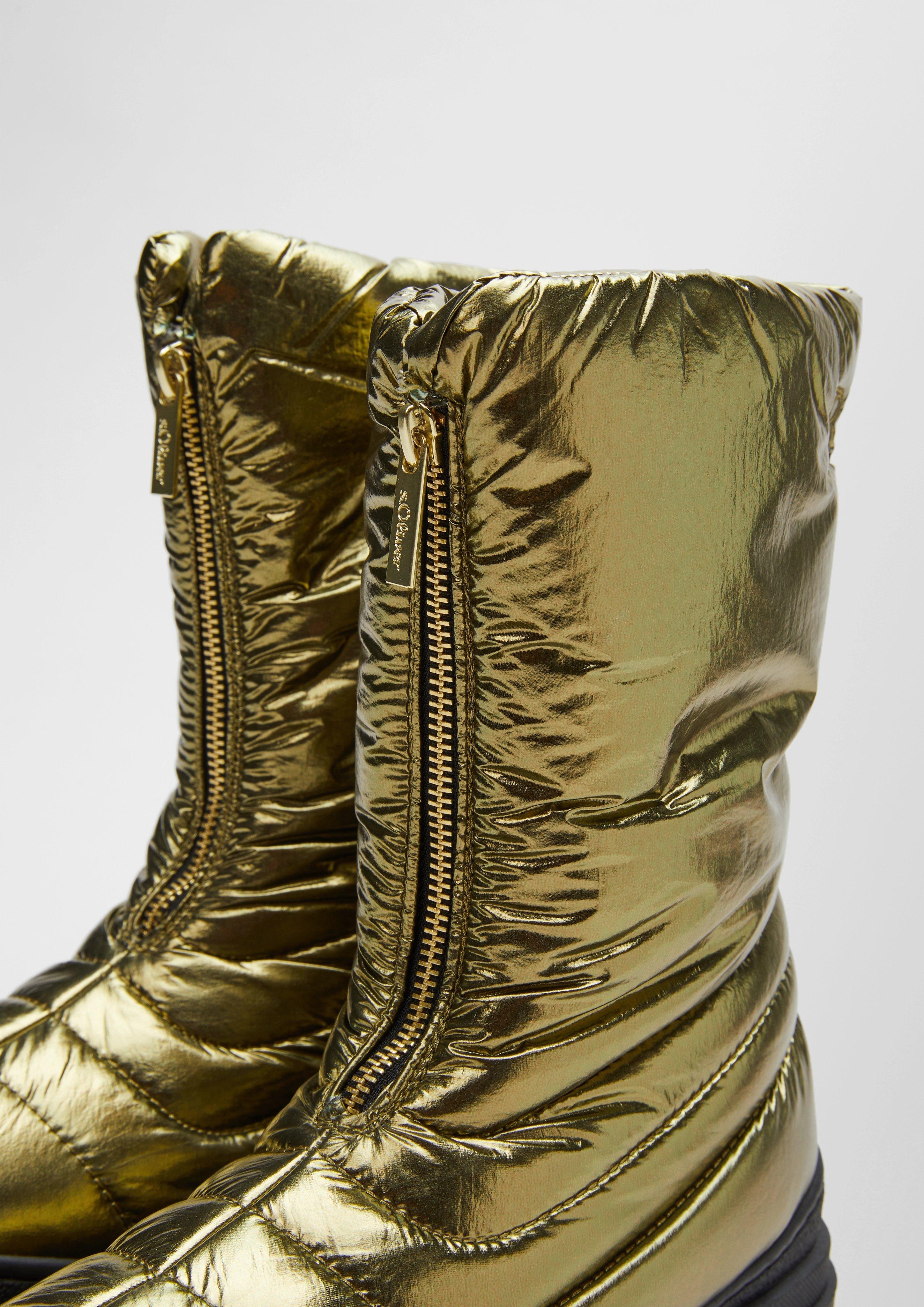 Boots in Metallic-Optik  6006684-712