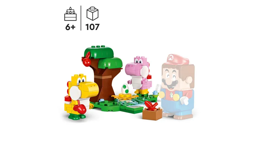 LEGO Super Mario 71428 Yoshis wilder Wald – Erweiterungsset mit 2 Figuren