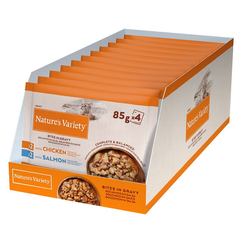 Sparpaket Nature's Variety Bites in Soße Mixpaket 88 x 85 g