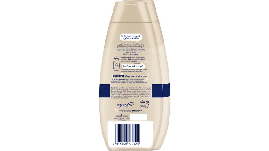 SCHAUMA Shampoo Repair & Pflege 2x400ml 800 ml