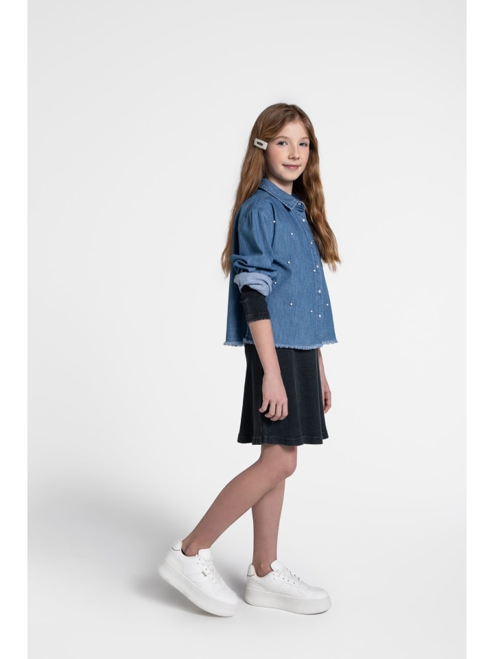 Coccodrillo Langarmhemd in blau günstig kaufen