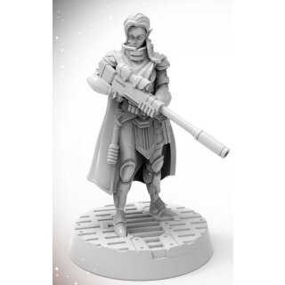 Starfinder Miniatures: Half-Elf Steward